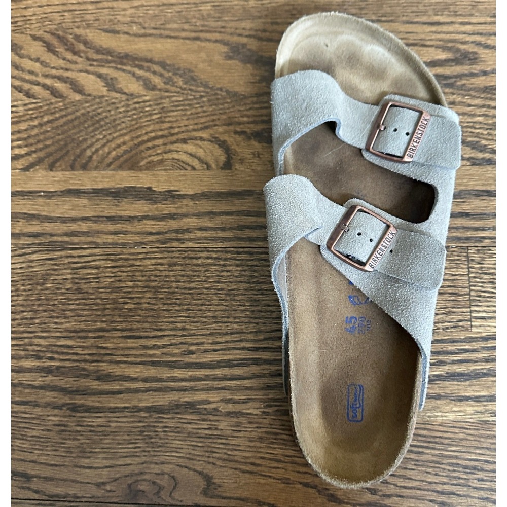 AMPUTEE Birkenstock Arizona Soft Sole Men's 45 Taupe RIGHT SHOE ONLY Cork Slide
